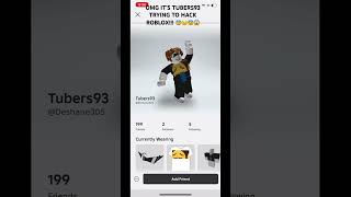 Tubers93 is back on Roblox [upl. by Allehcram]