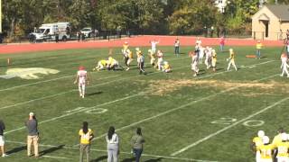 Paulsboros Dehron Holloway scores on a 10yard run vs Woodbury [upl. by Potts]