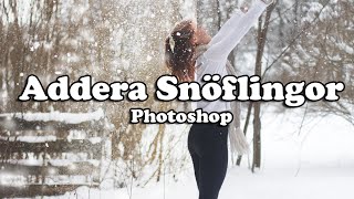 Addera snöflingor  Photoshop [upl. by Mafala]