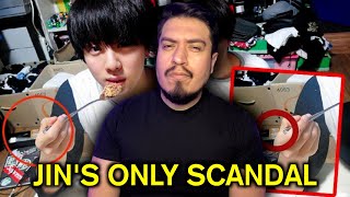 the controversial jin photo his kingsized scandal  BTS History [upl. by Smalley]