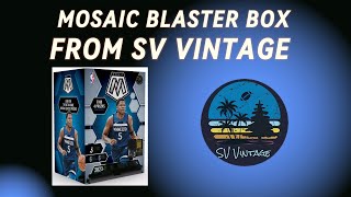 PANINI MOSAIC BLASTER BOX FROM svvintage [upl. by Fay386]