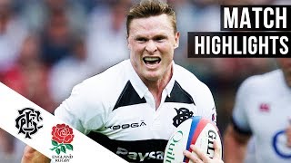 England 4563 Barbarians  Ashton Scores HatTrick As BaaBaas Hit 9  Highlights  2018 [upl. by Cacka87]