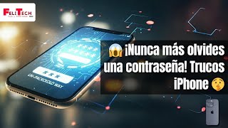 😱 ¡Nunca más olvides una contraseña Trucos iPhone 🤫 [upl. by Ardine]