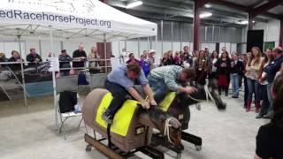 Equicizer Battle Between Remi Bellocq and trainer Joe Sharp [upl. by Annavahs]