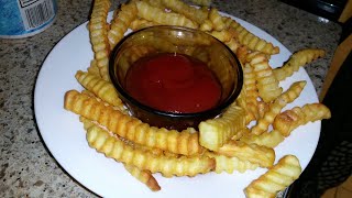 Air Fryer Crinkle Cut Fries Recipe [upl. by Anyl838]