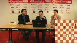 Press Conference Round 4 Mamedyarov Shakhriyar AZE  Caruana Fabiano ITA [upl. by Trahern]