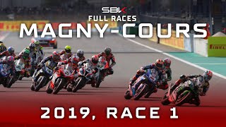 WorldSBK FULL Races 🍿  MagnyCours 2019 Race 1 🇫🇷 [upl. by Etterual185]