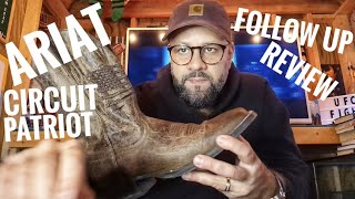 Important Update Ariat Circuit Patriot boots [upl. by Aicnerolf583]