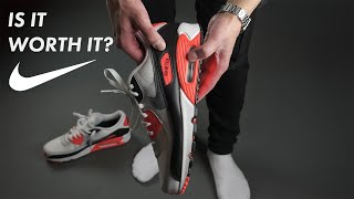 2024 quotInfraredquot Nike Air Max 90 Goretex review and on feet [upl. by Teddie]