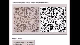 Phase Percentage and Carbon Content Estimation in Hypoeutectoid Steels by Image Processing [upl. by Ivetts572]