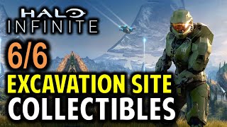 Excavation Site All Collectibles Audio Logs Spartan Core amp Mjolnir Armor Location  Halo Infinite [upl. by Jehanna]