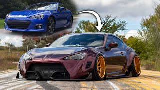 Building a BRZ in 10 MINUTES INSANE TRANSFORMATION [upl. by Enyawd]