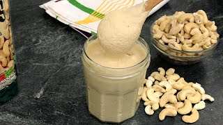 How to Make Cashew Butter Homemade Cashew Butter Cashew Butter Recipe [upl. by Randi726]