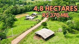 INDISPONÍVEL CHÁCARA À VENDA CASA FRUTAS RIO ANIMAIS GIRICO E GALPÃO EM SANTA CATARINA R370MIL [upl. by Blanc]