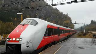 NSB 73 arrives at Marnardal station [upl. by Andrey5]