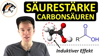 Säurestärke von Carbonsäuren Induktiver Effekt  Chemie Tutorial [upl. by Hterag160]