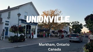 Visit To Unionville Town  Markham Canada  Exploring Shops Cafes Restaurants  Hidden Gem in GTA [upl. by Carolle]