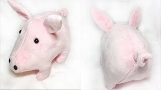 How to make a Pig Plushie Tutorial [upl. by Norbie]