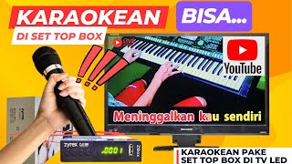 CARA KARAOKEAN MENGGUNAKAN SET TOP BOX DIGITAL DI TV LED [upl. by Hessler]