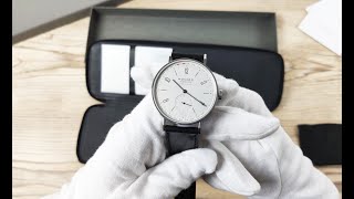 Nomos Glashütte Tangente Neomatik 41 Update Ref 180 Unboxing [upl. by Willtrude]