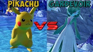 Pokken tournament  Pikachu vs Gardevoir [upl. by Aara289]