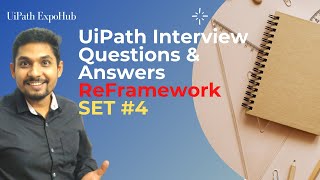 UiPath Interview Questions amp Answers ReFramework Set4 [upl. by Bright]