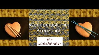 Wendemuster im Kreuzstich für Linkshänder [upl. by Ecreip]