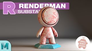 Renderman 24 Substance Painter Workflow Tutorial [upl. by Bello]