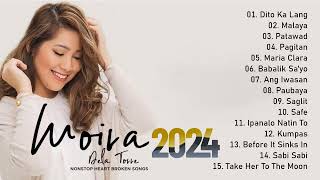 Dito Ka Lang  Moira Dela Torre  NonStop Playlist 2024Complete Songs [upl. by Adiaz]