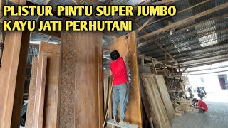 Plistur pintu jumbo kayu jati perhutani [upl. by Yerbua]