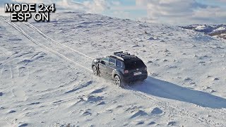 Dacia Duster 2021  test 4x2 vs 4x4 [upl. by Nelleeus]