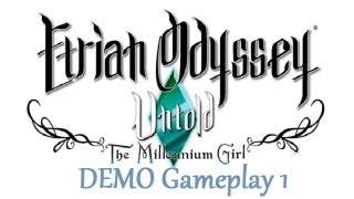 Etrian Odyssey Untold Millennium Girl Nintendo 3DS DEMO US  English Story Gameplay 1 [upl. by Nomed122]