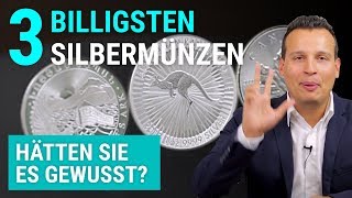 Die 3 BILLIGSTEN SILBERMÜNZEN [upl. by Clynes596]