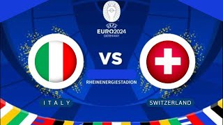 Italy vs Switzerland Euro 2024 [upl. by Tymothy]