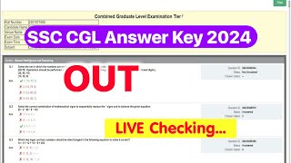 SSC CGL Answer Key 2024 Kaise Dekhe  SSC CGL Answer Key 2024 Kaise Check Kare [upl. by Anelav172]