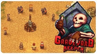 Graveyard Keeper  BURN THE WITCH  Graveyard Keeper Gameplay 3 [upl. by Ecinehs]