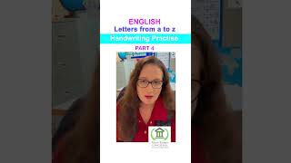 How to Write the English Alphabet Uppercase and Lowercase Letters english writing letters print [upl. by Yecad]