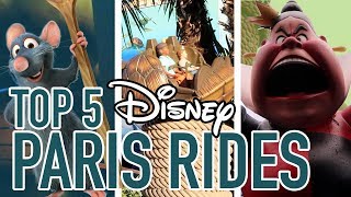 Top 5 Rides ONLY at Disneyland Paris [upl. by Butterworth]