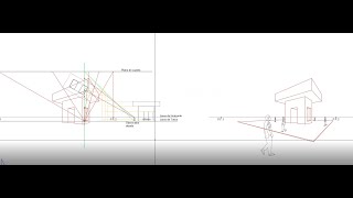 Perspectiva con dos puntos de fuga con metodo [upl. by Eanrahc267]