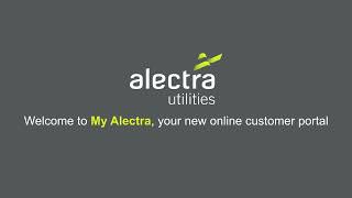 Welcome to My Alectra your new online customer portal [upl. by Akienahs]