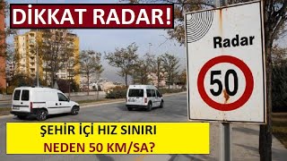 ŞEHİR İÇİNDE HIZ SINIRI NEDEN 50 KMSA PEKİ YOLLARIMIZ BUNA UYGUN MU [upl. by Hessler]