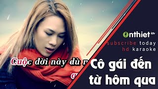 Cô gái đến từ hôm qua  Mỹ Tâm  KARAOKE [upl. by Lemraj559]