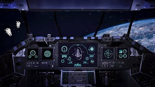 Spaceship Ambience for Sleep or Studying  ASMR Space Travel Sounds [upl. by Edwyna]