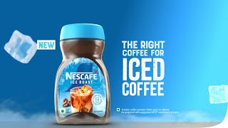 NEW NESCAFÉ ICE ROAST  The Right Coffee for an Iced Coffee  20s [upl. by Sivert]