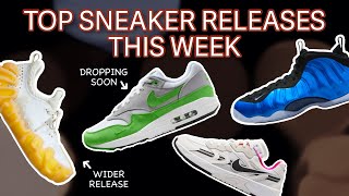 2024 Top Sneaker Releases This Week Air Max 1 Patta Jam Futura Foamposite Royal Crocs Juniper Salehe [upl. by Assel]