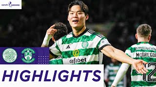 Celtic 41 Hibernian  Oh Hyeongyu Bags a Brace in Dominant Win  cinch Premiership [upl. by Eelah272]