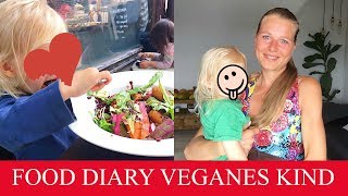 FOOD DIARY VEGANES KLEINKIND  CHEATINGDAY [upl. by Annij]