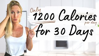 What If You Eat ONLY 1200 Calories Per Day for 30 Days  Weight Loss [upl. by Akeenahs]