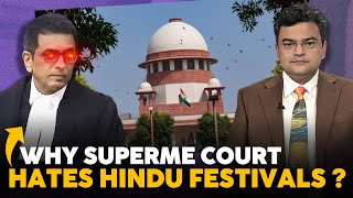 Anand Ranganathan speaks about selectivity amp double standards of SC when it comes to Hindu rights [upl. by Leuamme]