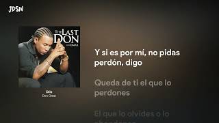 Dile  Don Omar Letra  Lyrics [upl. by Eletnahs931]